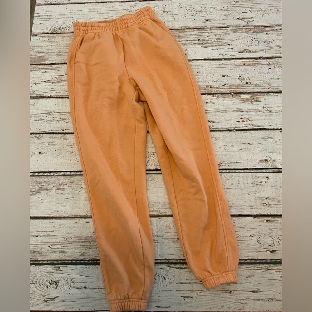 Calia by Carrie Underwood XXS Orange Cream High-Rise Jogger Sweatpants Yoga Gym